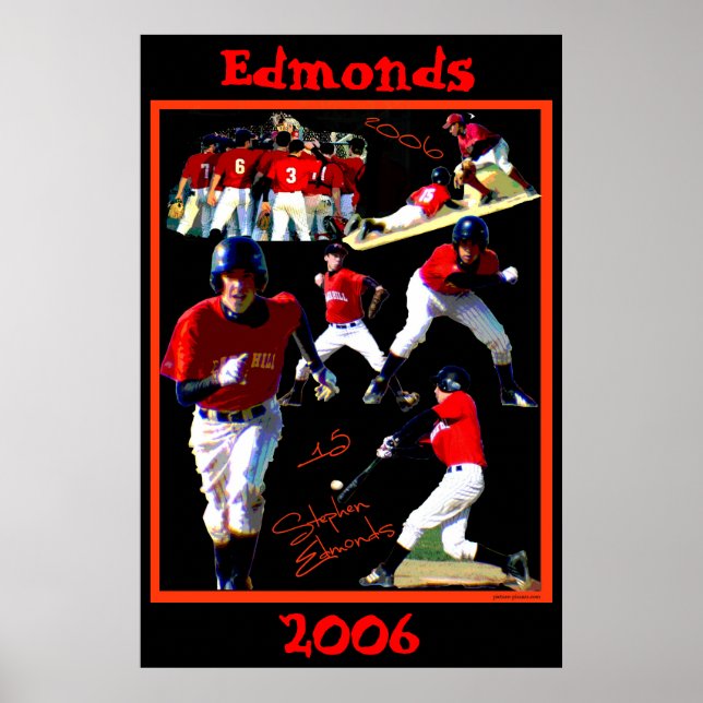 Edmonds Freshman Baseball Poster2 Poster (Framsidan)