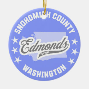 Edmonds, Washington Julgransprydnad Keramik