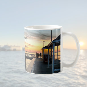 Edmonds Washington Pier vid Sunset Kaffemugg