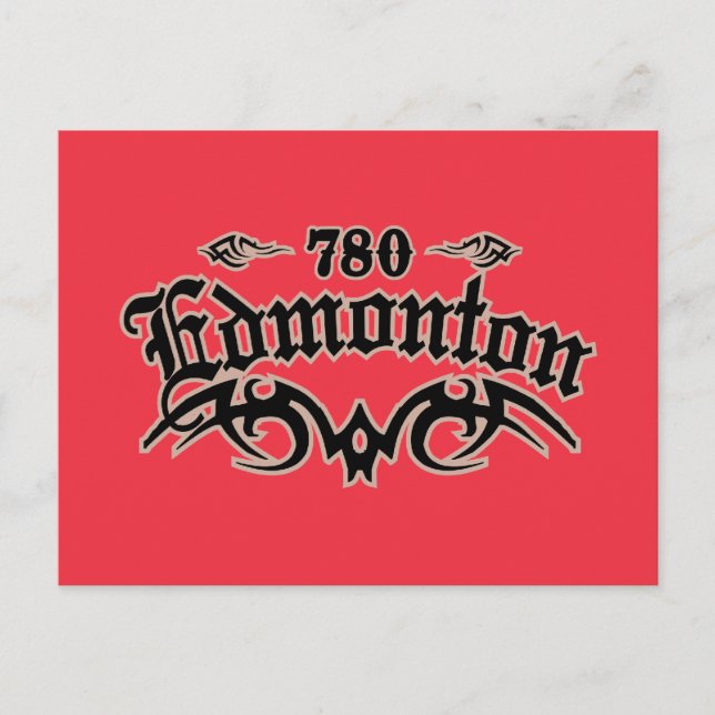 Edmonton 780 vykort (Framsida)
