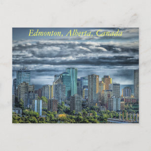Edmonton, Alberta i Kanada Vykort