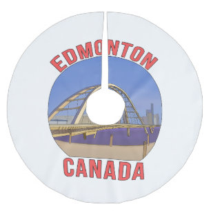 Edmonton Alberta Kanada Julgransmatta Borstad Polyester