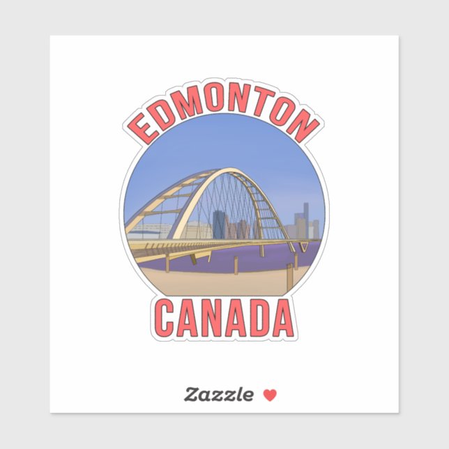 Edmonton Alberta Kanada Klistermärken (Ark)
