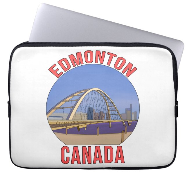 Edmonton Alberta Kanada Laptop Fodral (Framsidan)