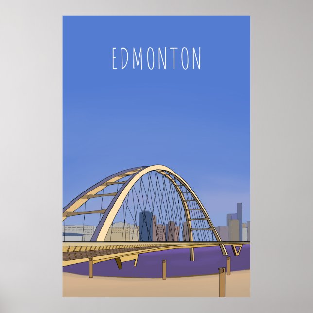 Edmonton Alberta Kanada Poster (Framsidan)