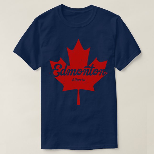 Edmonton Alberta Kanada T Shirt (Design framsida)