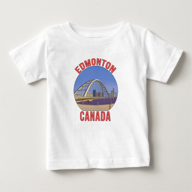 Edmonton Alberta Kanada T Shirt (Framsida)