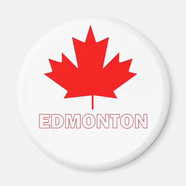 Edmonton, Alberta Magnet (Framsidan)
