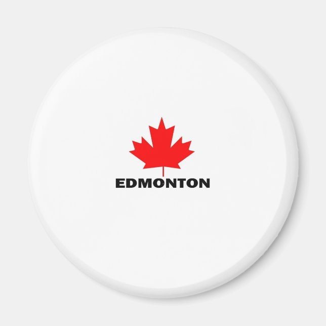 Edmonton, Alberta Magnet (Framsidan)