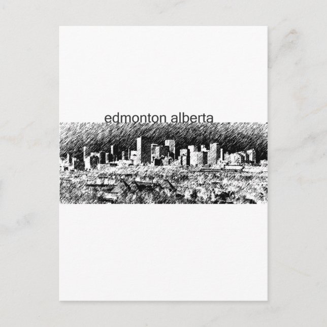 Edmonton Alberta Vykort (Framsida)