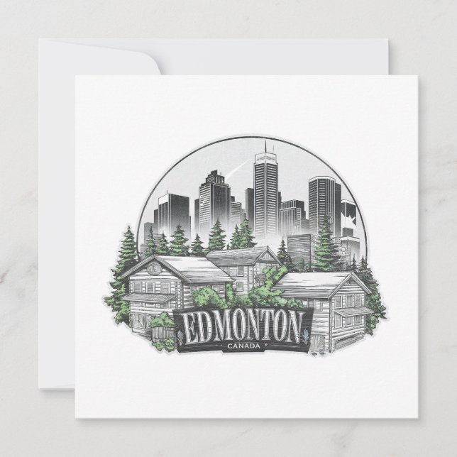Edmonton City Canada Inbjudningar (Framsida)