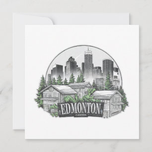Edmonton City Canada Inbjudningar