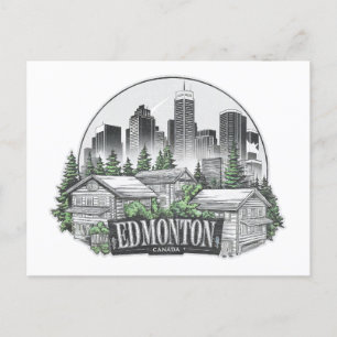 Edmonton City Canada Vykort