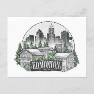 Edmonton City Canada Vykort