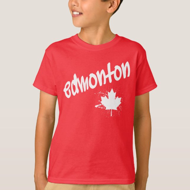 Edmonton Graffiti T Shirt (Framsida)