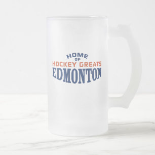 Edmonton Hockey Underbars 16 oz Frosted Mugg