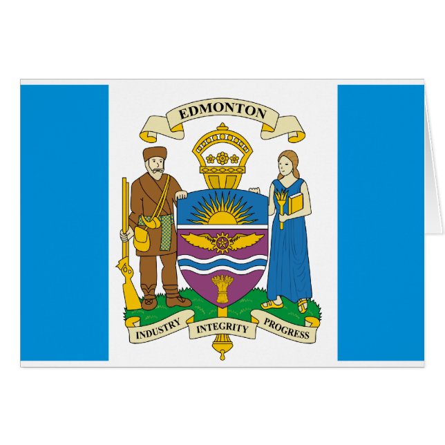 Edmonton Kanada Hälsningskort (Framsidan Horizontal)
