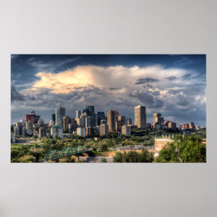 Edmonton Kanada horisont Poster