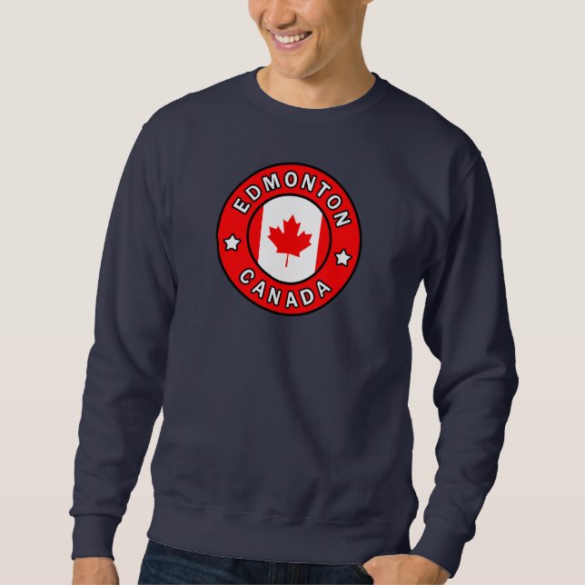 Edmonton Kanada Långärmad Tröja (Framsida)