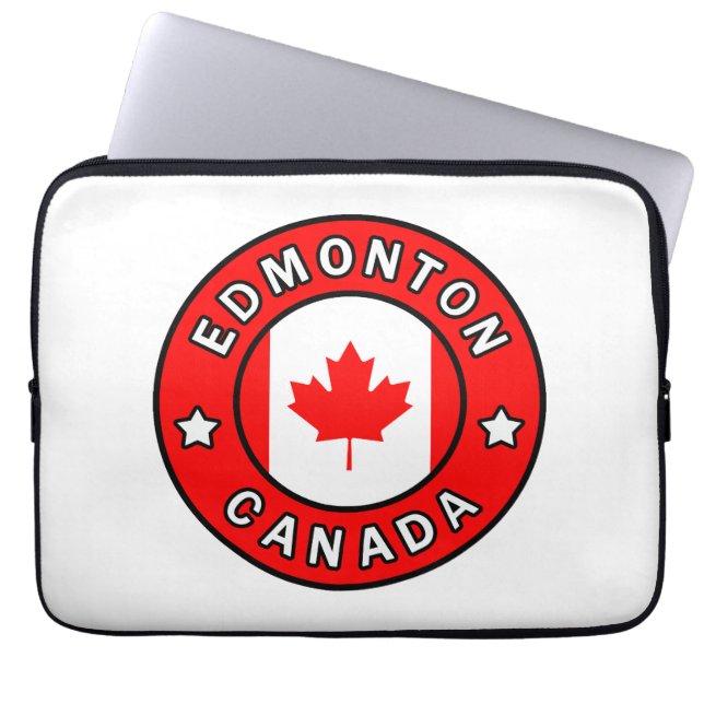 Edmonton Kanada Laptop Sleeve (Framsidan)