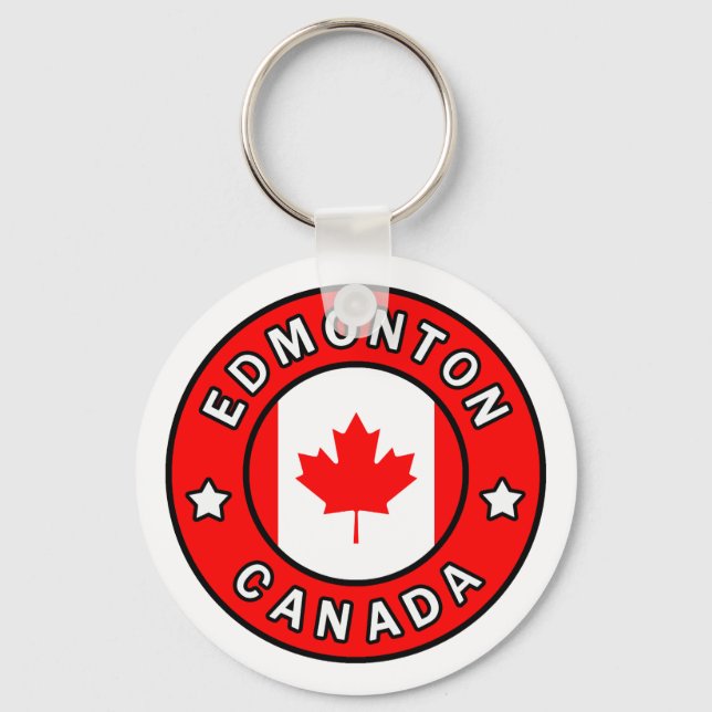 Edmonton Kanada Nyckelring (Framsida)