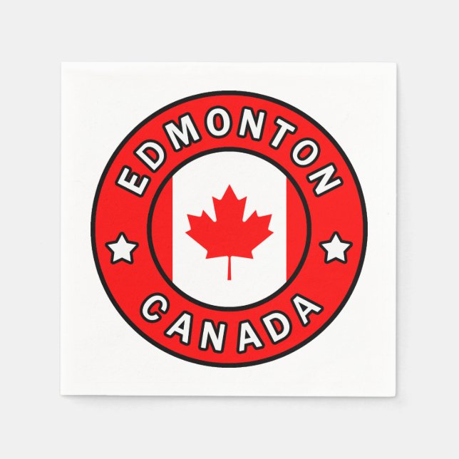 Edmonton Kanada Pappersservett (Framsidan)