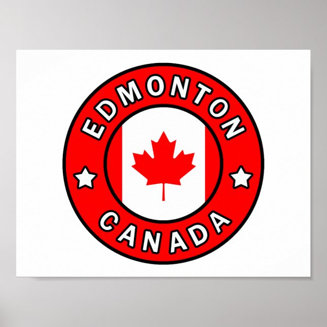 Edmonton Kanada Poster (Framsidan)