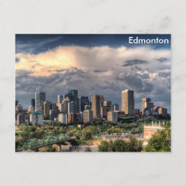 Edmonton, Kanada, skyline Vykort