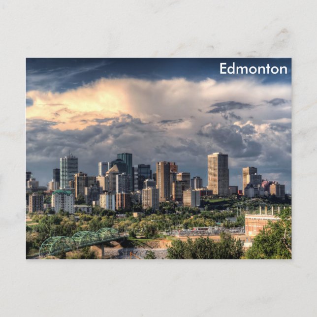 Edmonton, Kanada, skyline Vykort (Framsida)