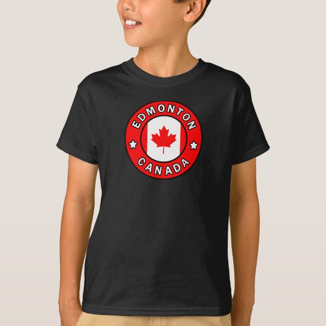Edmonton Kanada T-shirt (Framsida)