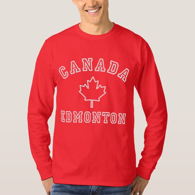 Edmonton Kanada Tee (Framsida)