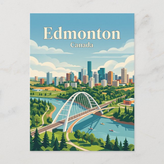 Edmonton, Kanada Vykort (Framsida)