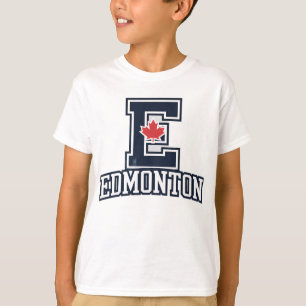 Edmonton lönnblad grafisk t-shirt