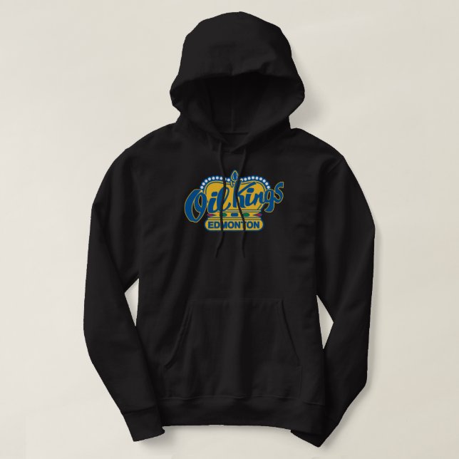 Edmonton Oil Kung Hockey Classic T Shirt Hoodie (Design framsida)