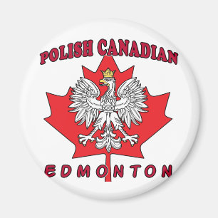 Edmonton polska Canadian Löv Magnet