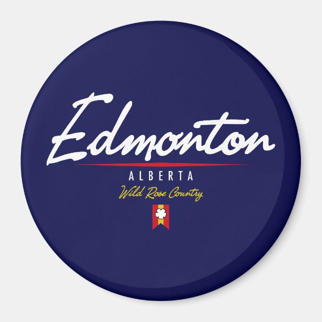 Edmonton Script Magnet (Framsidan)