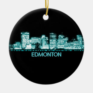 Edmonton Skyline Julgransprydnad Keramik