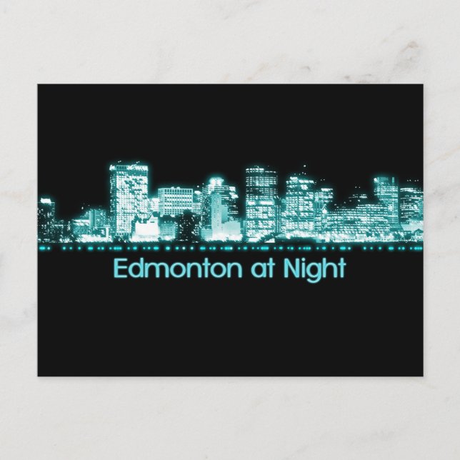 Edmonton Skyline Vykort (Framsida)
