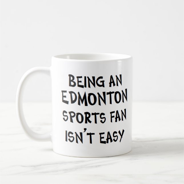 Edmonton sport fan, att vara kaffemugg (Vänster)