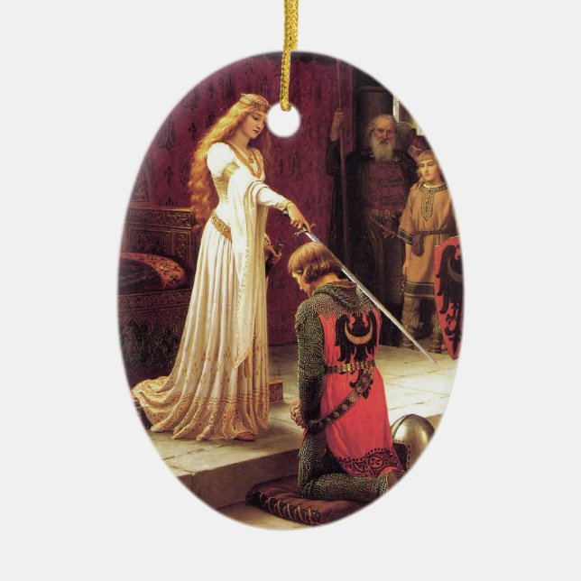 Edmund Blair Leighton: Accolade Ornament (Framsidan)