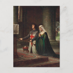 Edmund Blair Leighton - Dedikations vykort