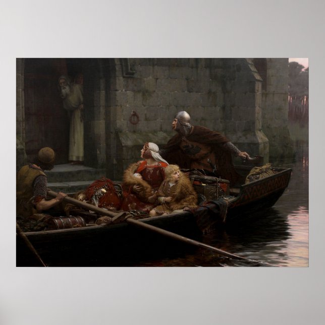 Edmund Blair Leighton - I fara tid Poster (Framsidan)
