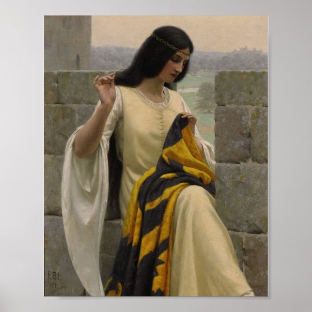 Edmund Blair Leighton Seamstress Poster (Framsidan)