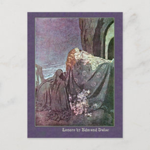 Edmund Dulac Illustrates Edgar Allan Poe Vykort