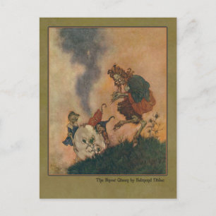 Edmund Dulac Illustration från Snö Queen Vykort