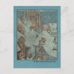 Edmund Dulac Illustration från Snö Queen Vykort