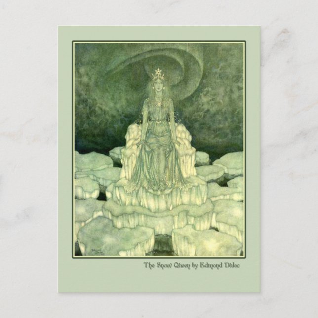 Edmund Dulac Illustration från Snö Queen Vykort (Framsida)
