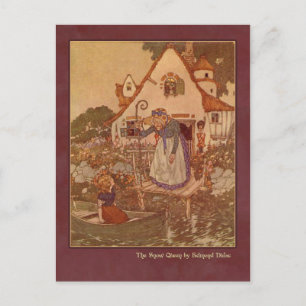 Edmund Dulac Illustration från Snö Queen Vykort