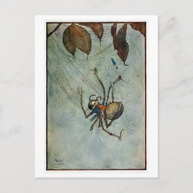 "Edmund Dulac" Illustration Vykort (Framsida)