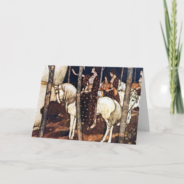 Edmund Dulac illustrationkort Kort (Framsida)